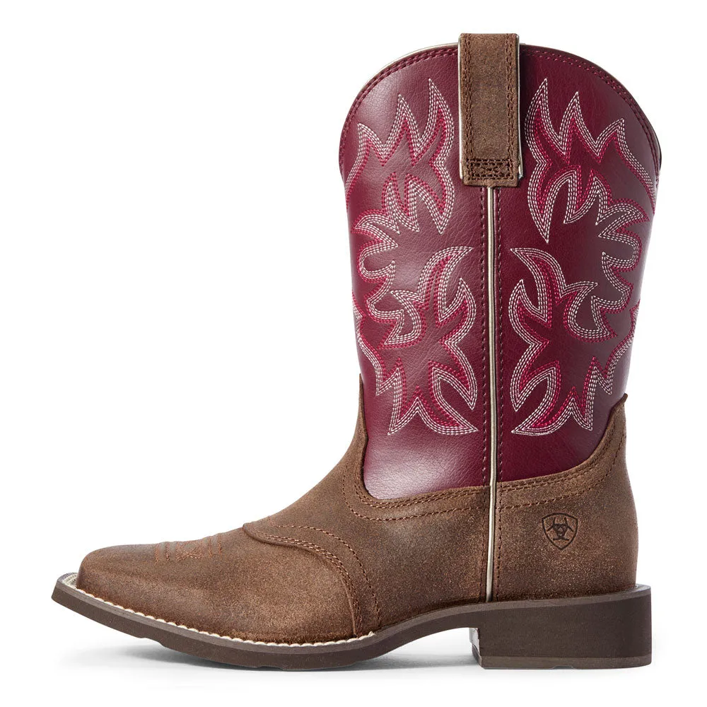 10031593 Ariat Women's Delilah Square Toe Western Cowboy Boot