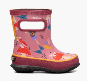 BOGS Skipper Rain Boots Mushroom  Tea Rose  Multi