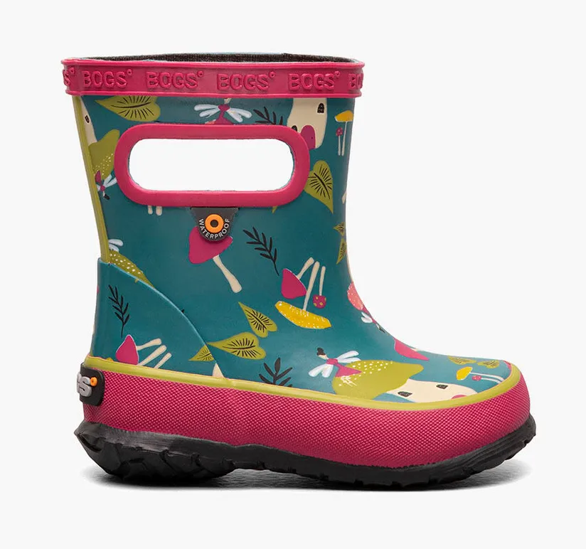 BOGS Skipper Rain Boots Mushroom Teal Multi