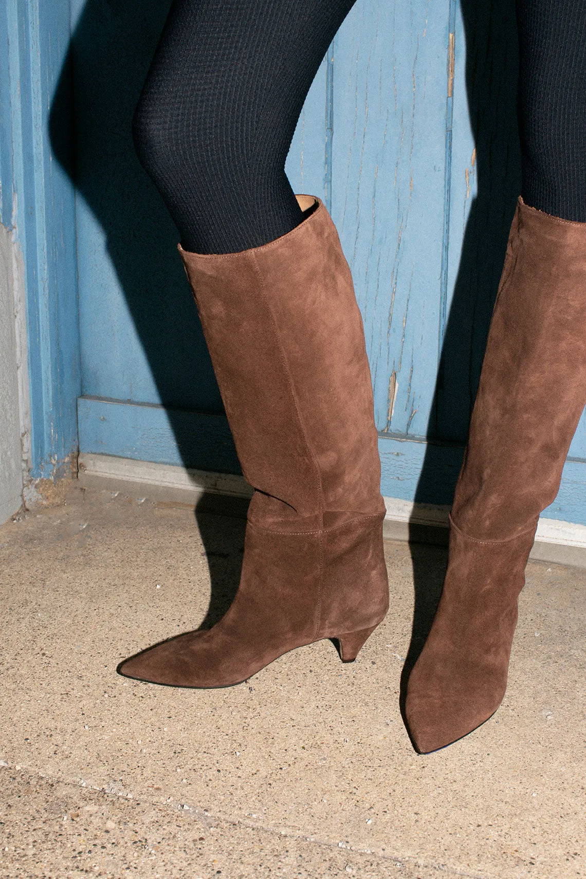 Brown Suede Kate Boot