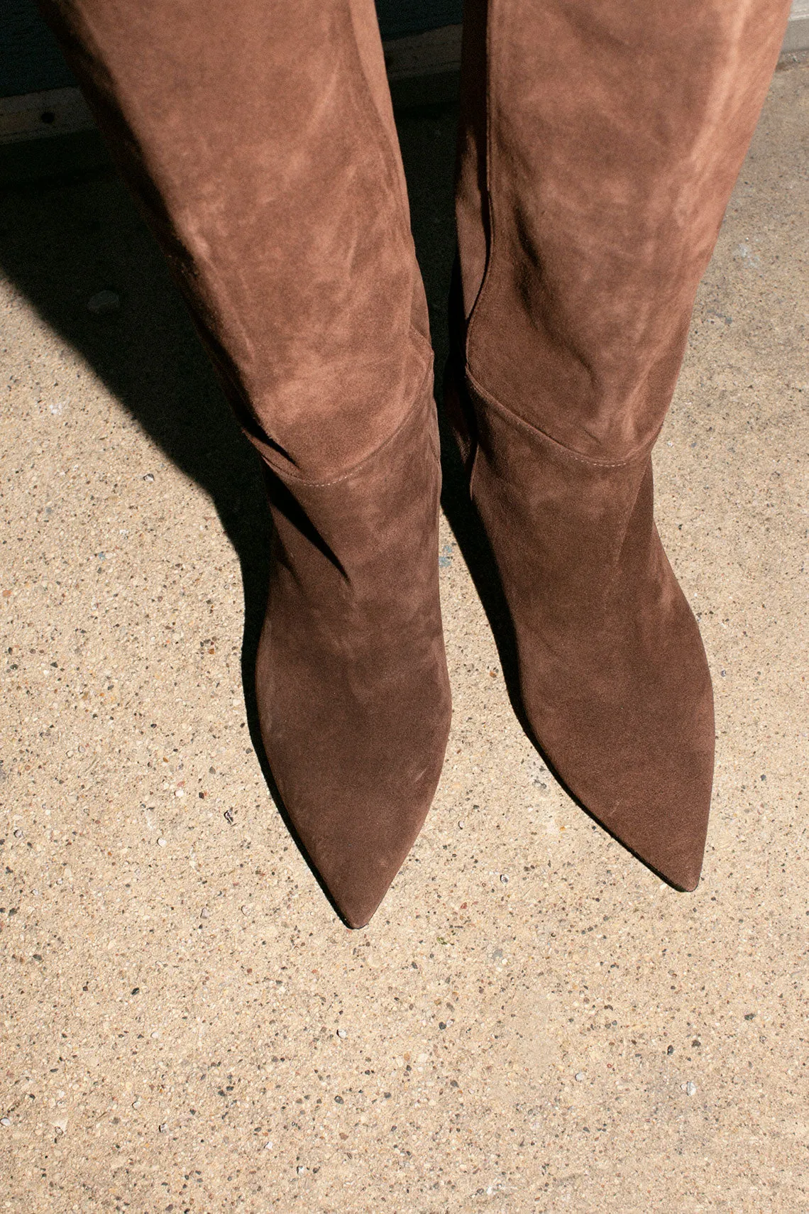 Brown Suede Kate Boot