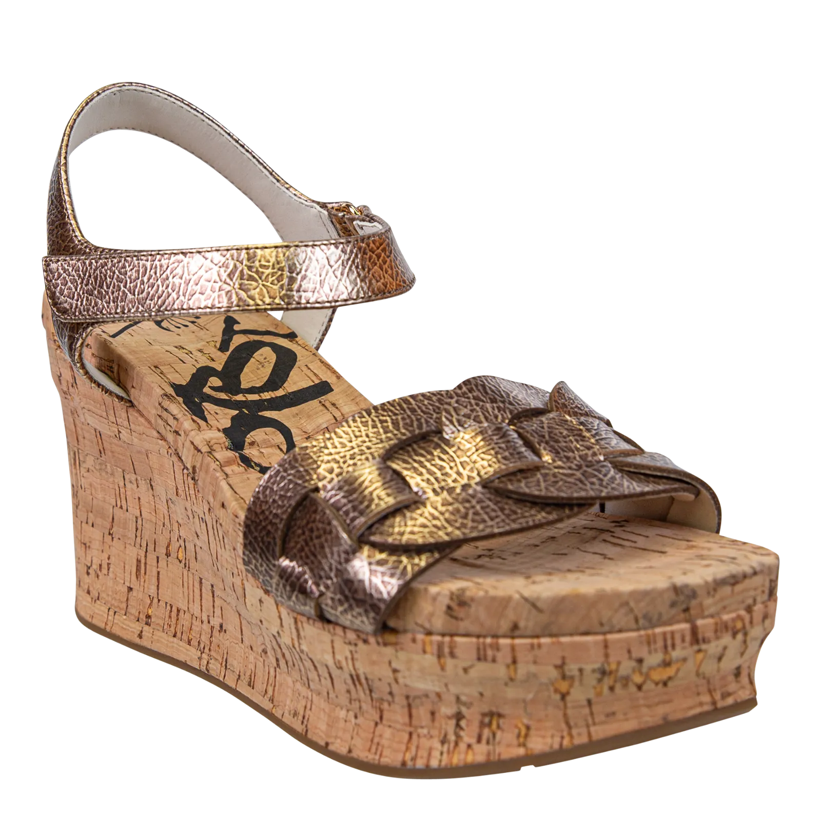 CHARLESTON in GOLD Wedge Sandals