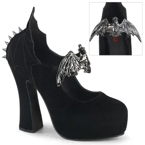 Demon Platform Heels Velvet