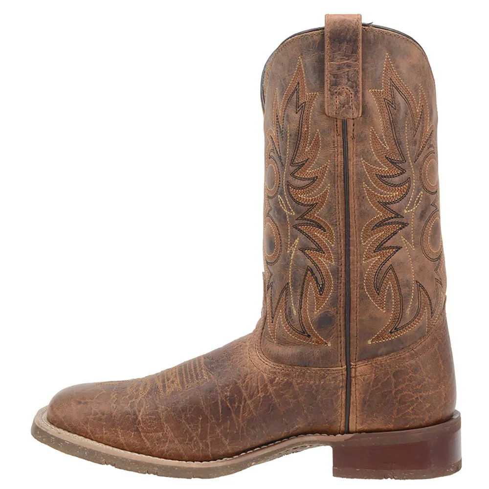 Durant Graphic Square Toe Cowboy Boots