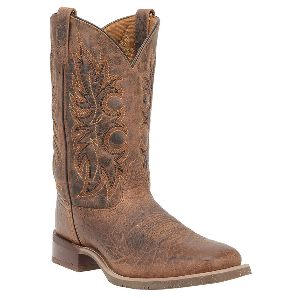 Durant Graphic Square Toe Cowboy Boots