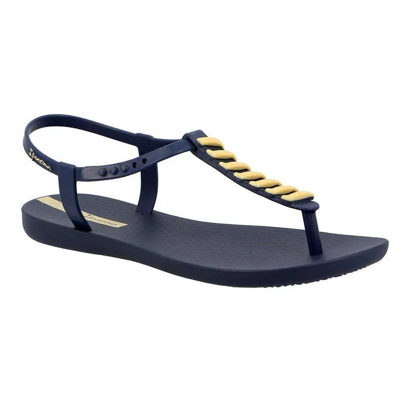 Ipanema Thong Sandals - Navy/Yellow