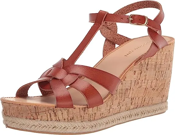 Madden Girl Women's Cortette Cork Wedge Sandal - Cognac CORT01J1