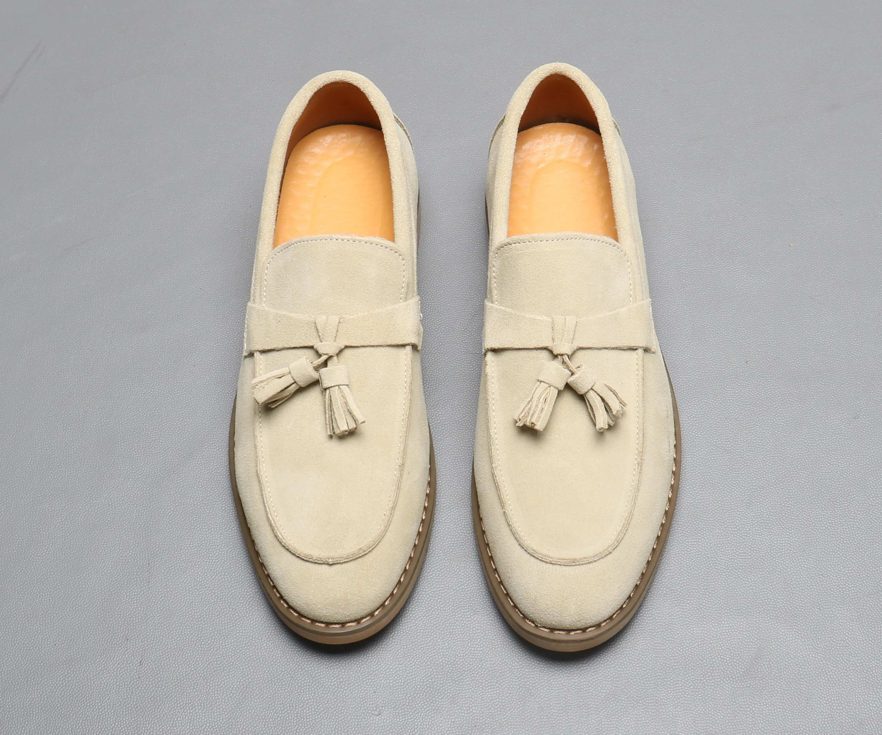 Men's Calf Leather Tassel Loafers