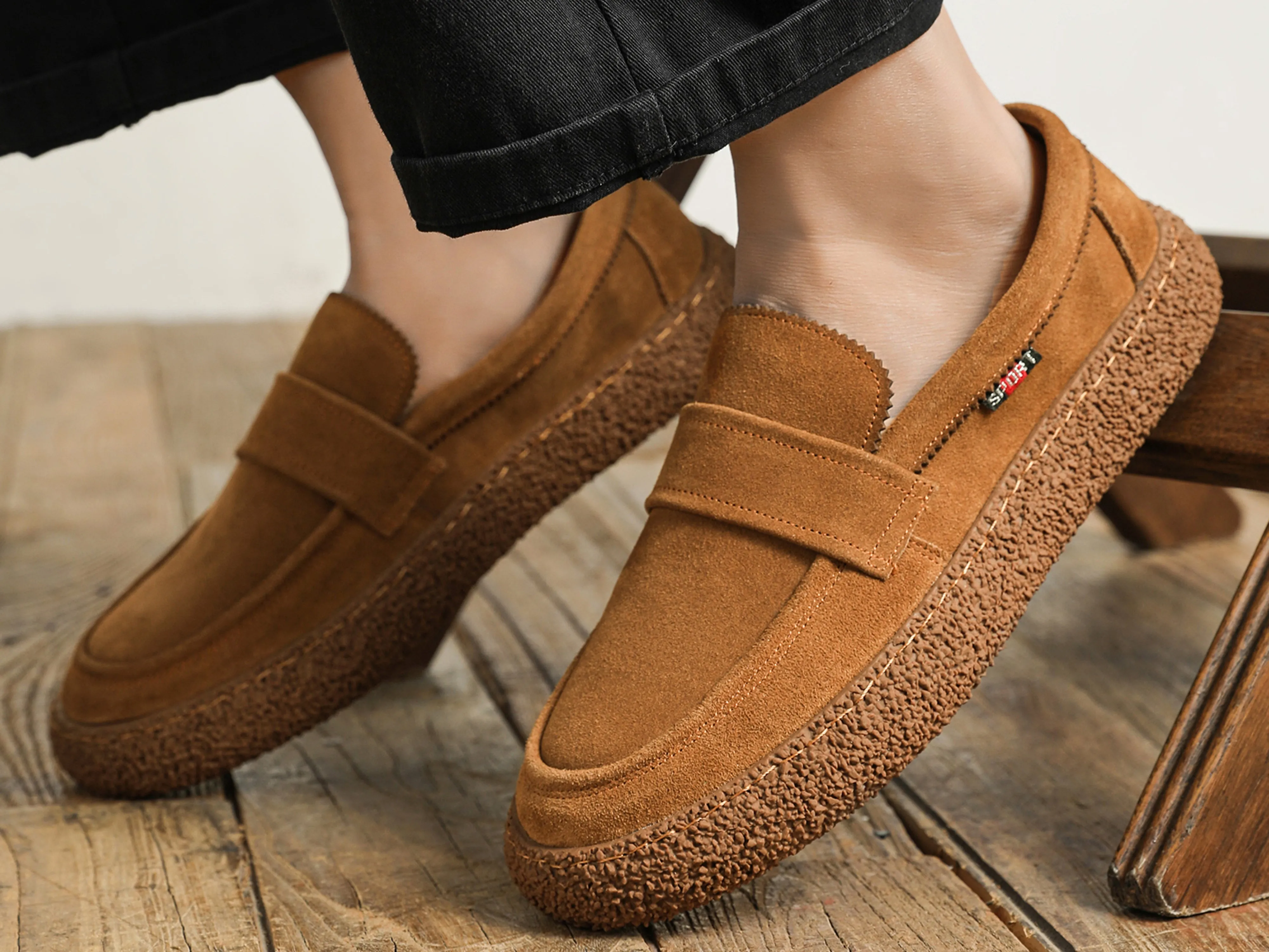 Men's Flat Suede Loafers