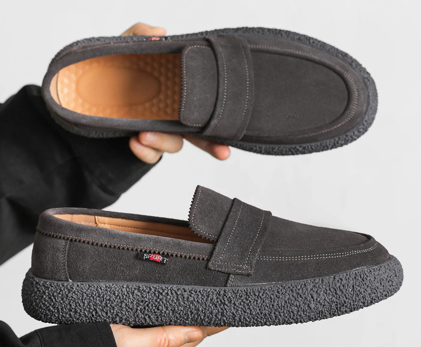 Men's Flat Suede Loafers