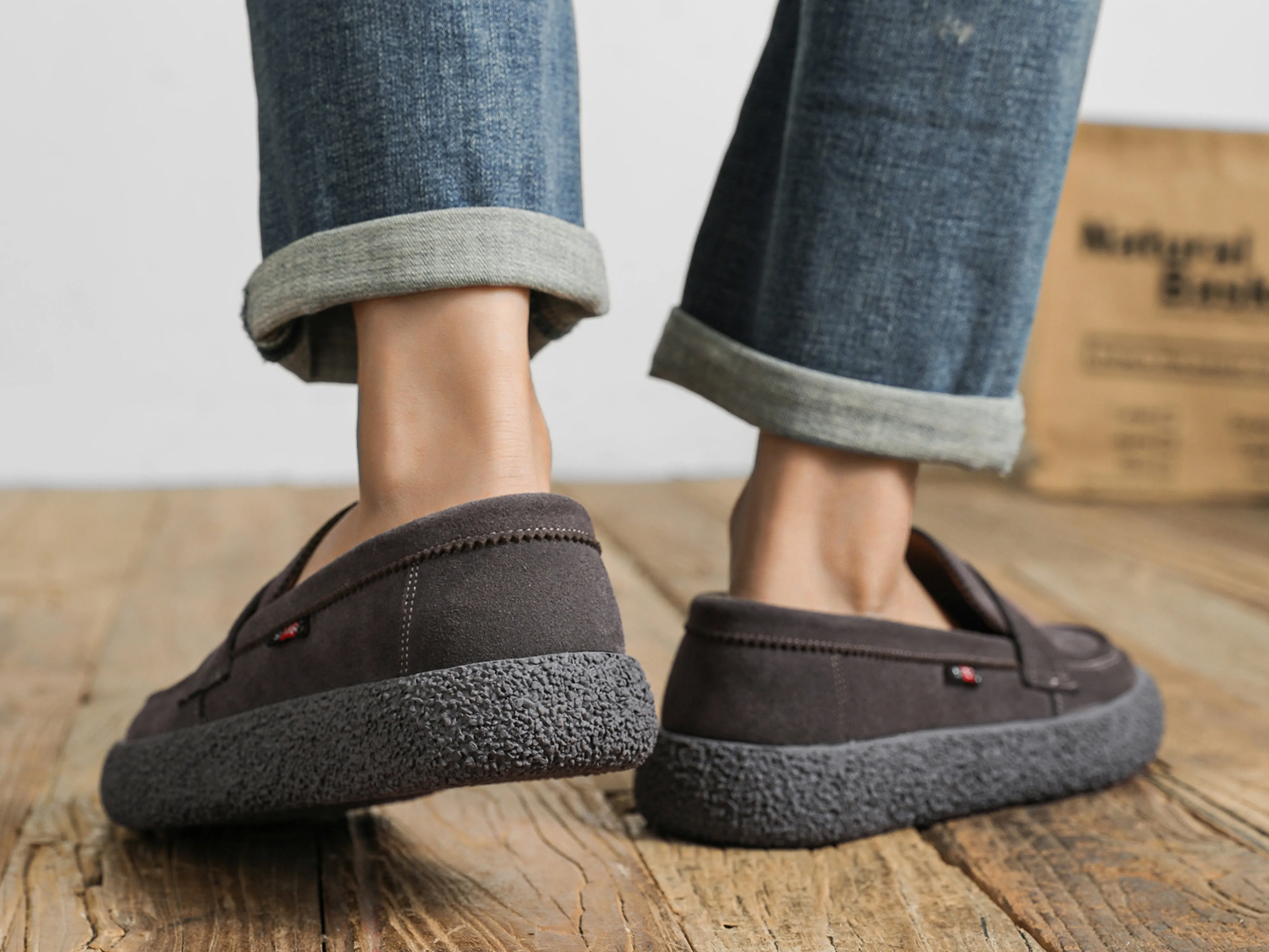 Men's Flat Suede Loafers