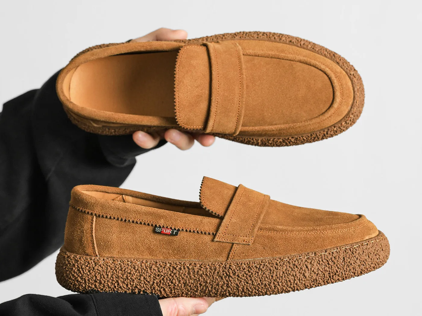 Men's Flat Suede Loafers