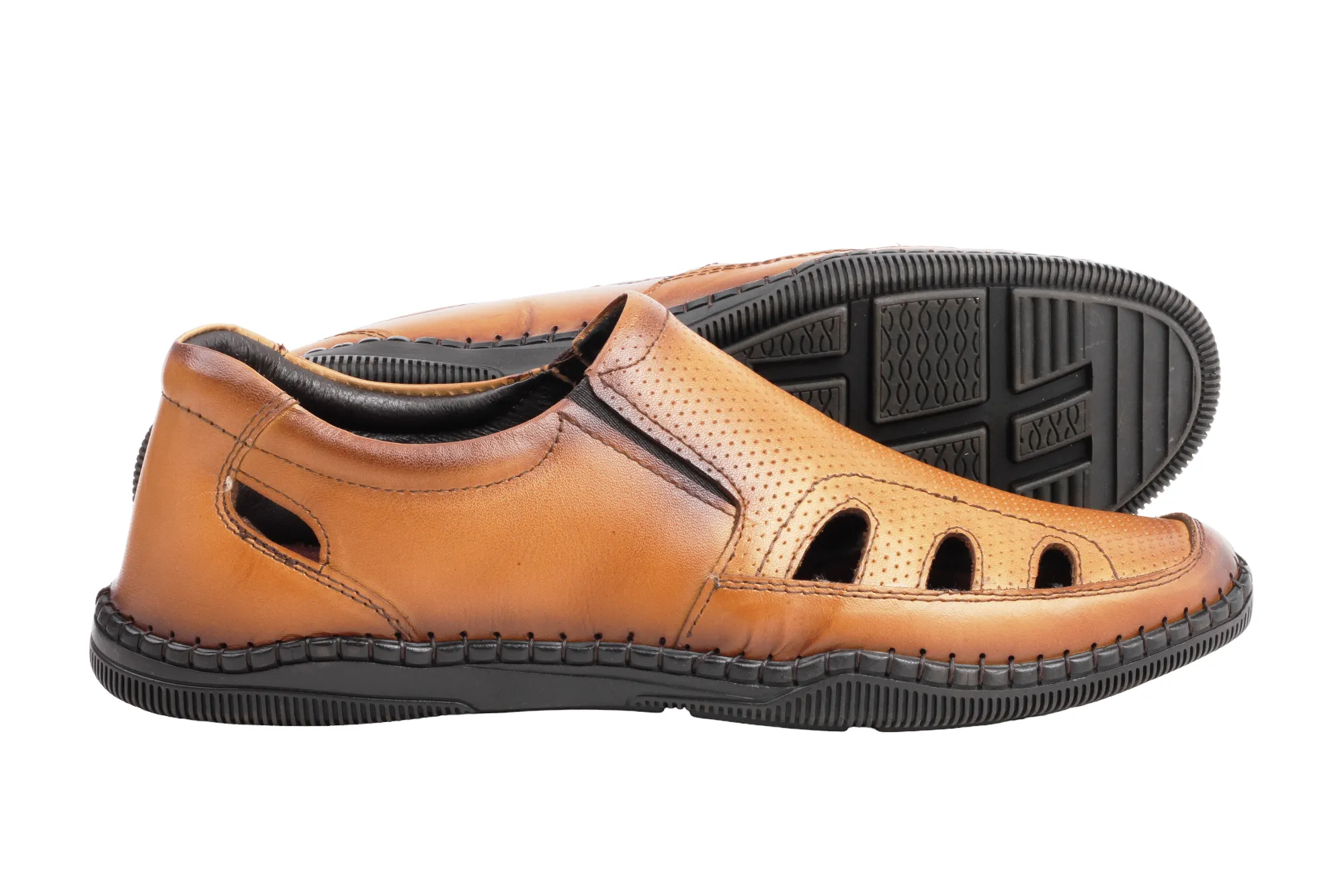 Mens leather fisherman sandal 996523