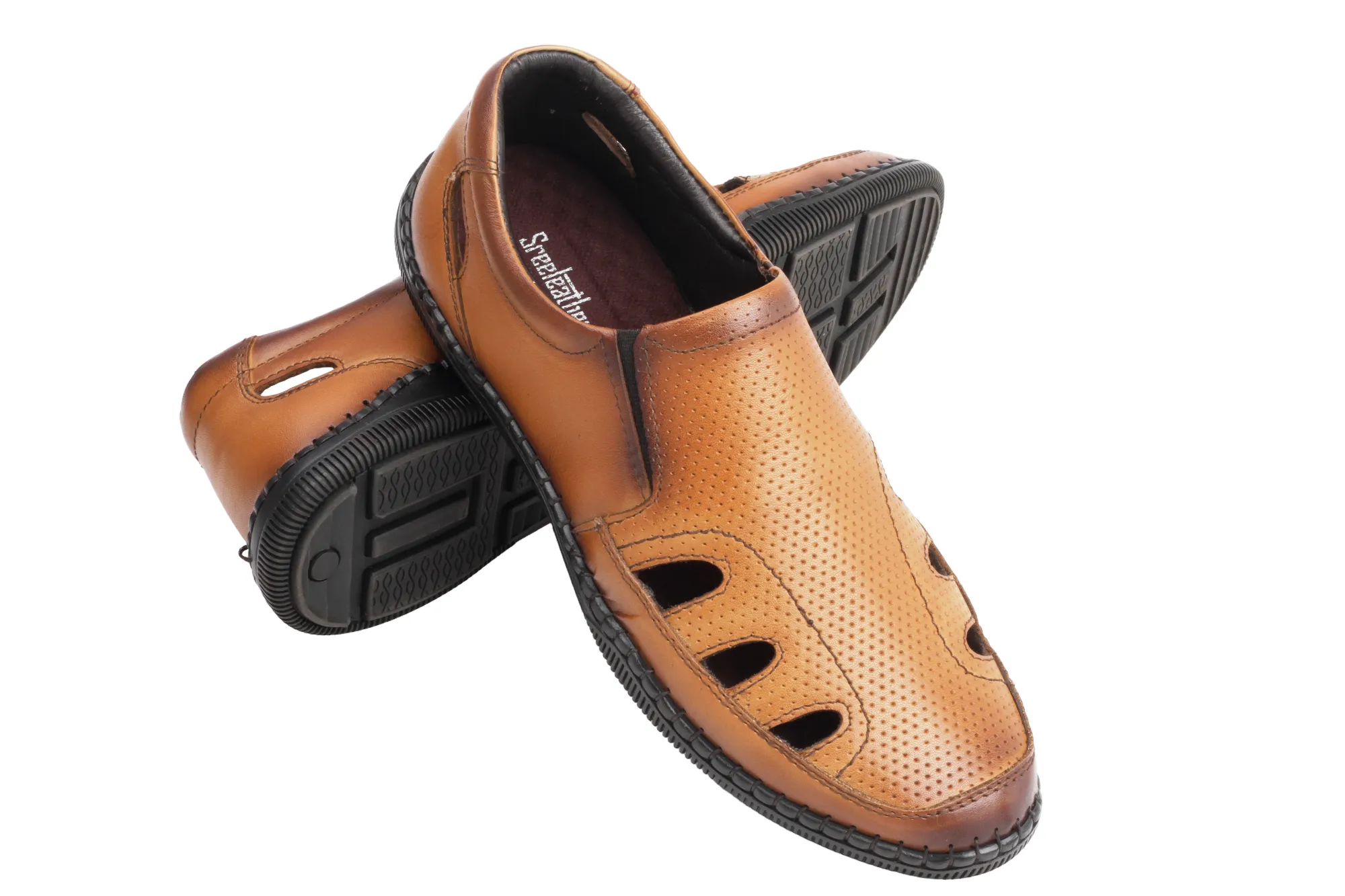 Mens leather fisherman sandal 996523