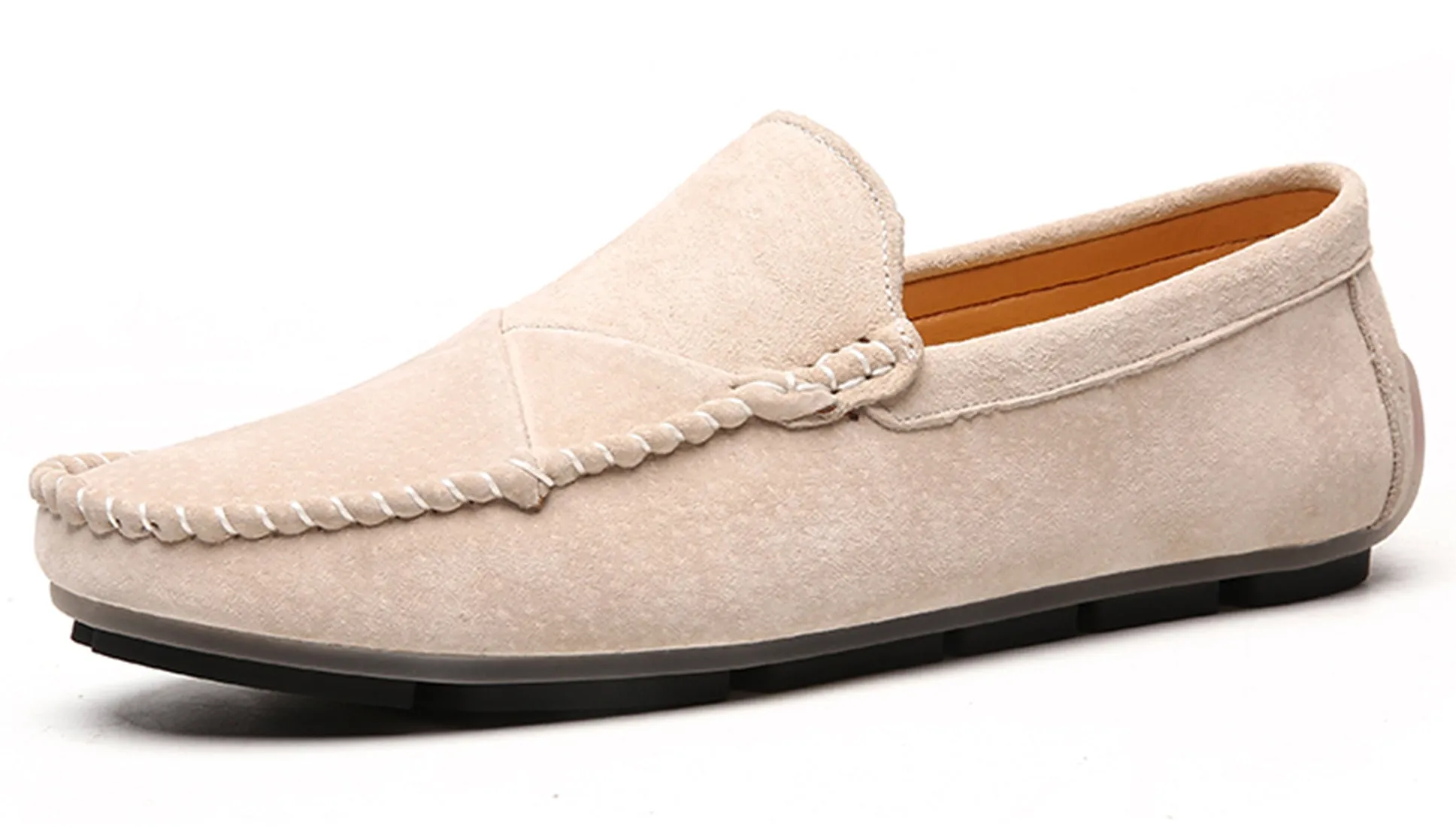 Men's Suede Stitching Driving Moccasins