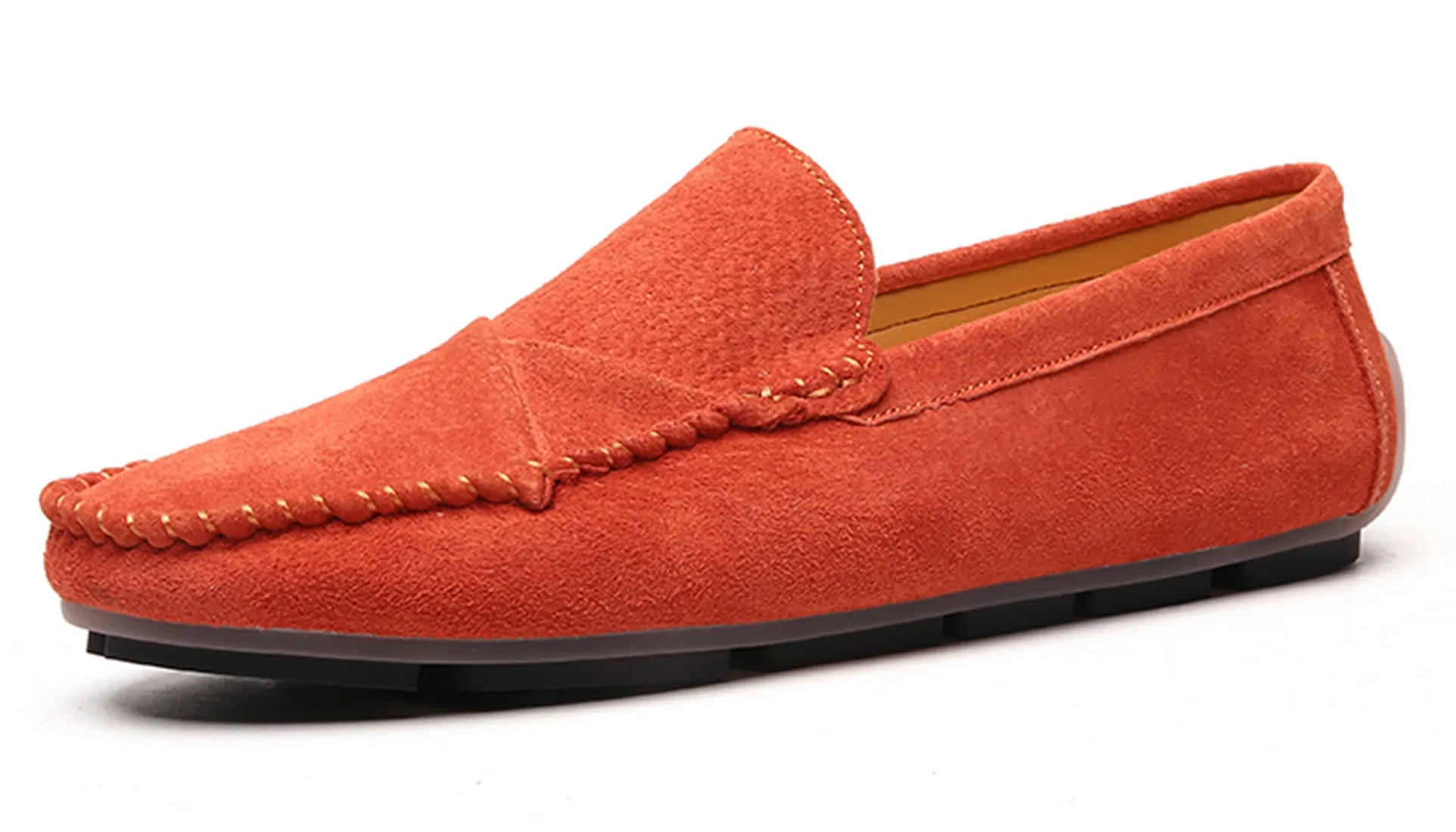 Men's Suede Stitching Driving Moccasins