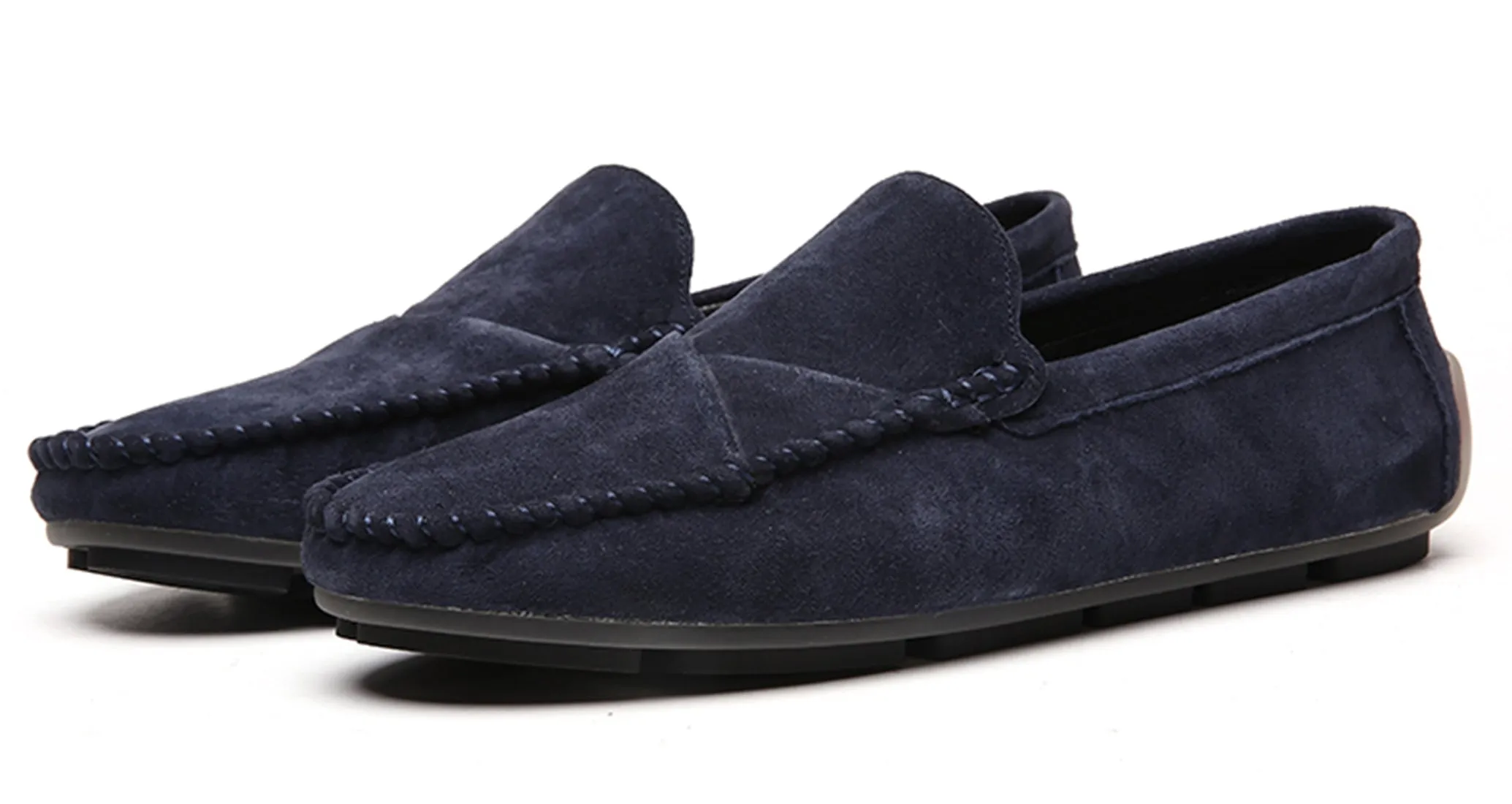 Men's Suede Stitching Driving Moccasins