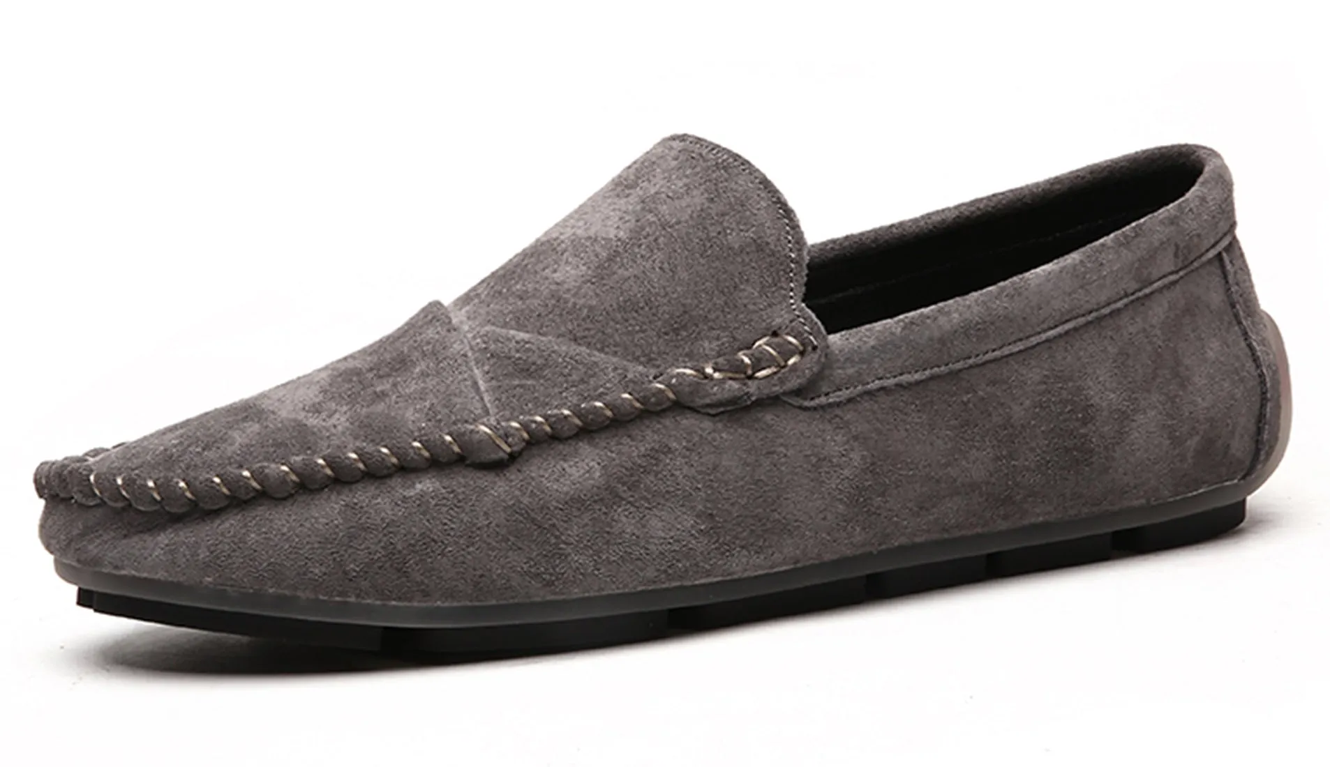 Men's Suede Stitching Driving Moccasins