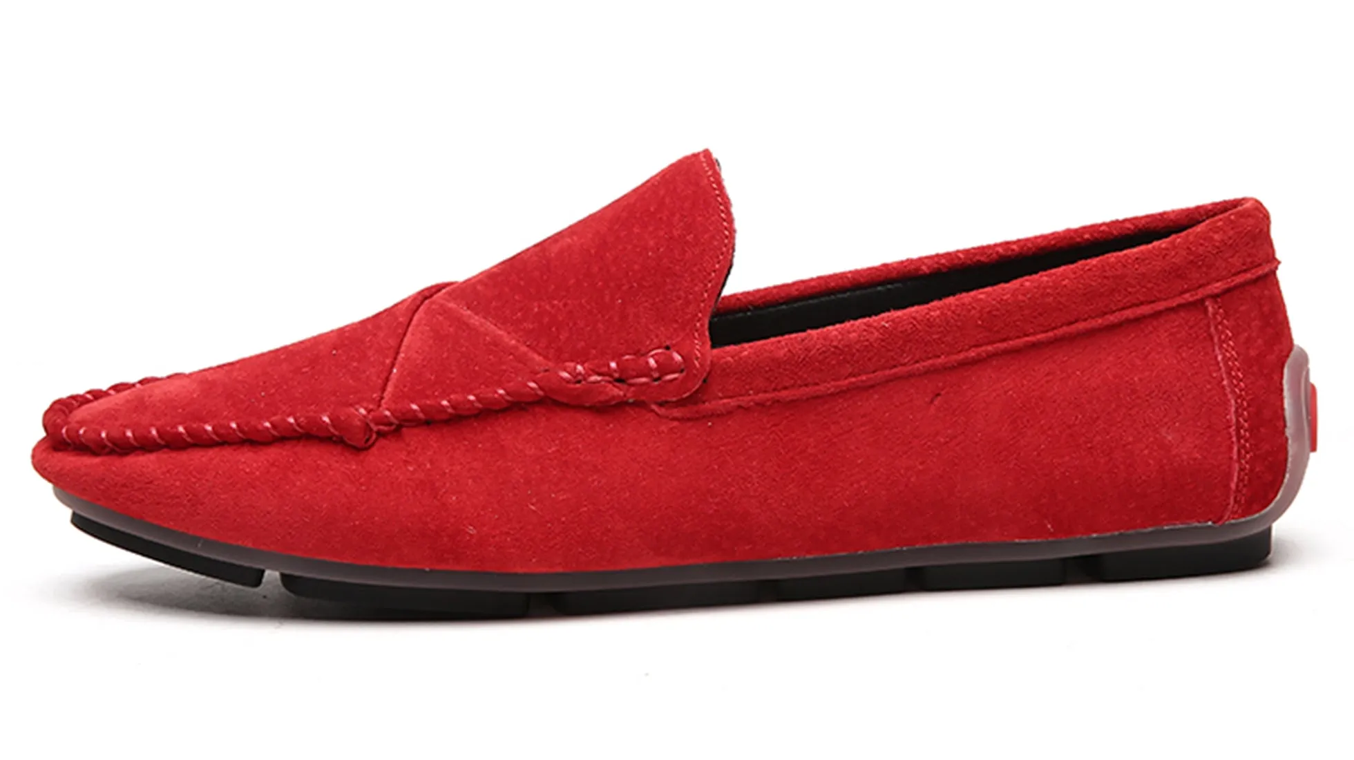 Men's Suede Stitching Driving Moccasins