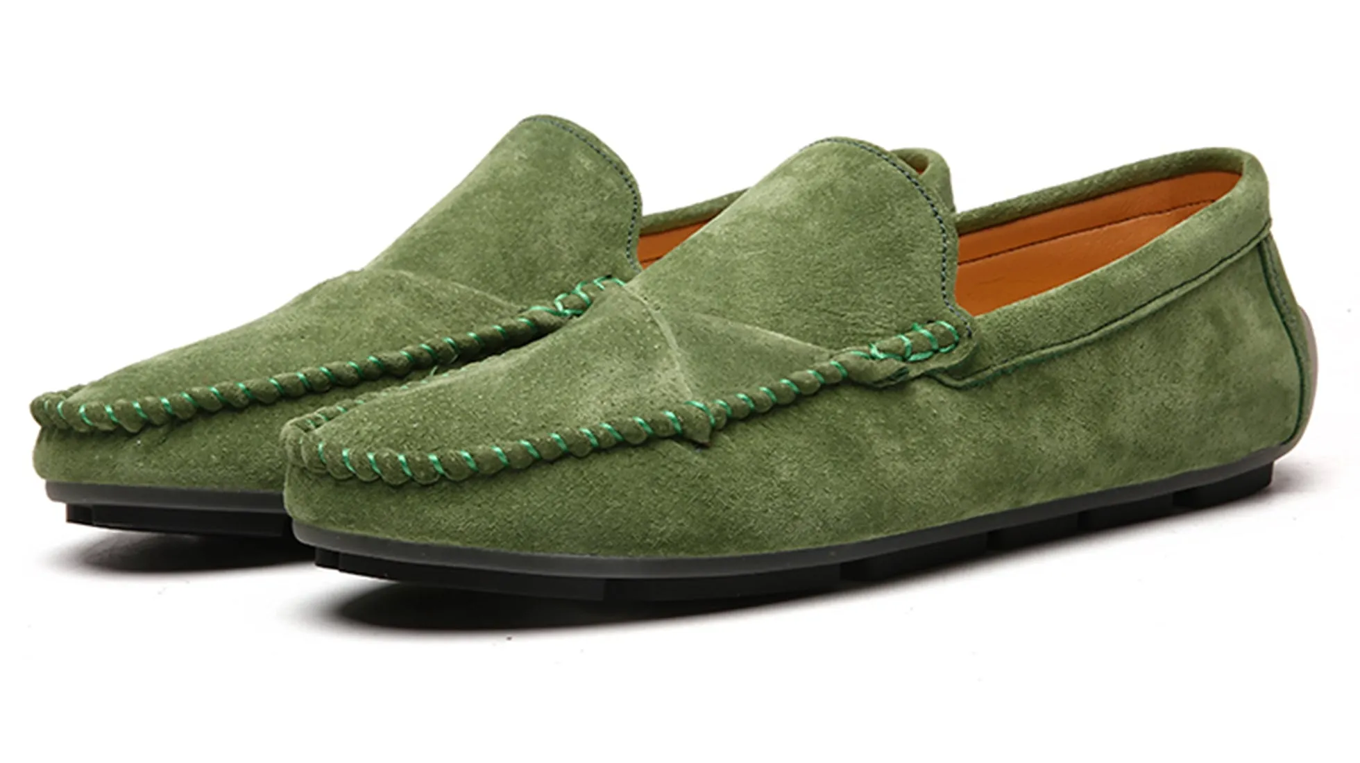 Men's Suede Stitching Driving Moccasins