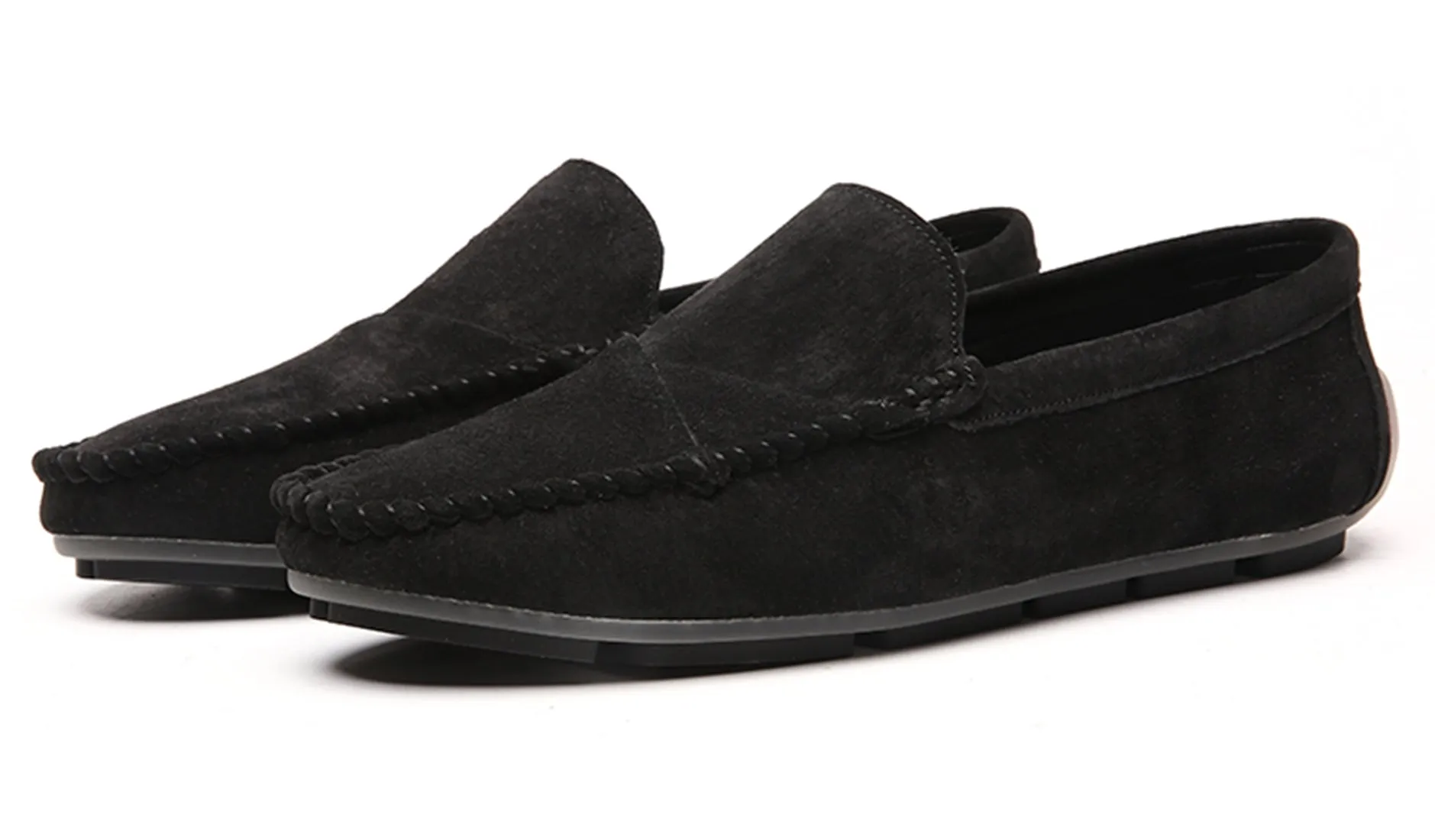 Men's Suede Stitching Driving Moccasins