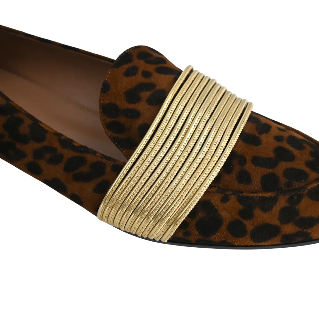 Rendez Vous Animal Print Loafers