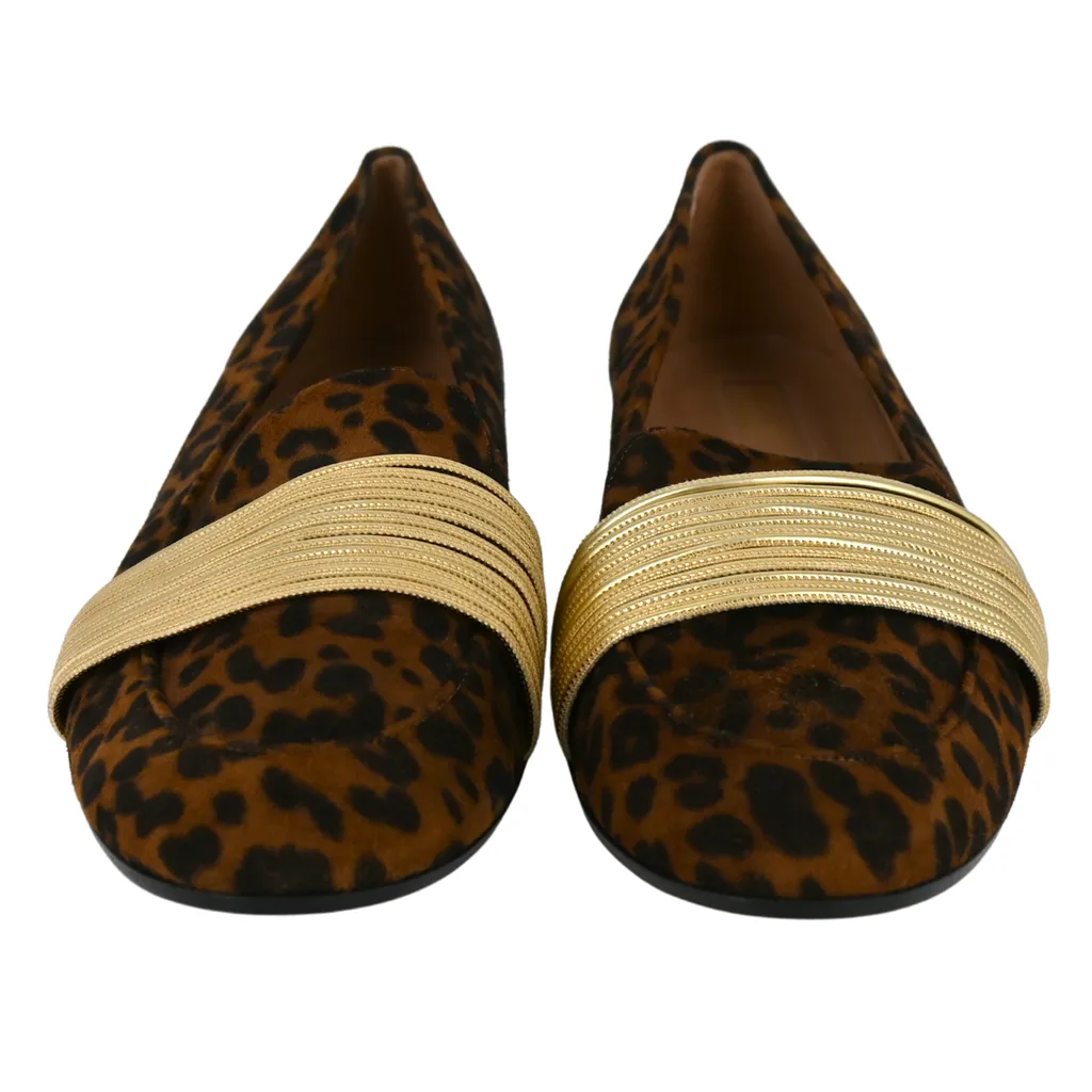 Rendez Vous Animal Print Loafers