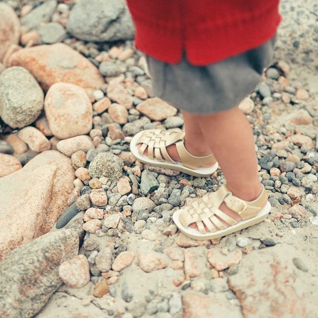 Salt-Water Sun-San Kid's Sandals - Sailor - Gold