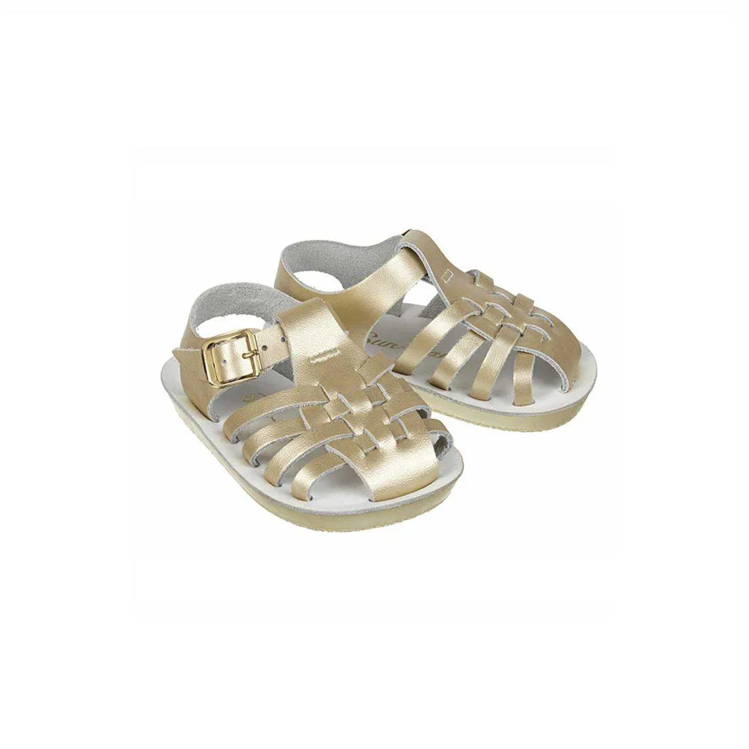 Salt-Water Sun-San Kid's Sandals - Sailor - Gold