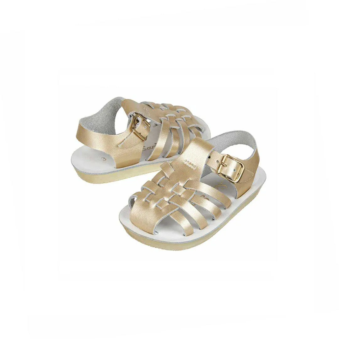 Salt-Water Sun-San Kid's Sandals - Sailor - Gold