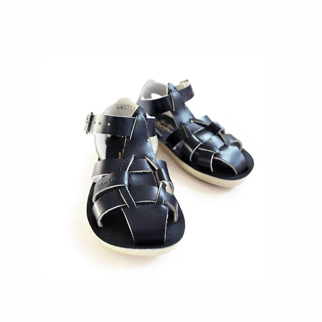 Salt-Water Sun-San Kid's Sandals - Shark - Navy