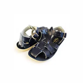 Salt-Water Sun-San Kid's Sandals - Shark - Navy