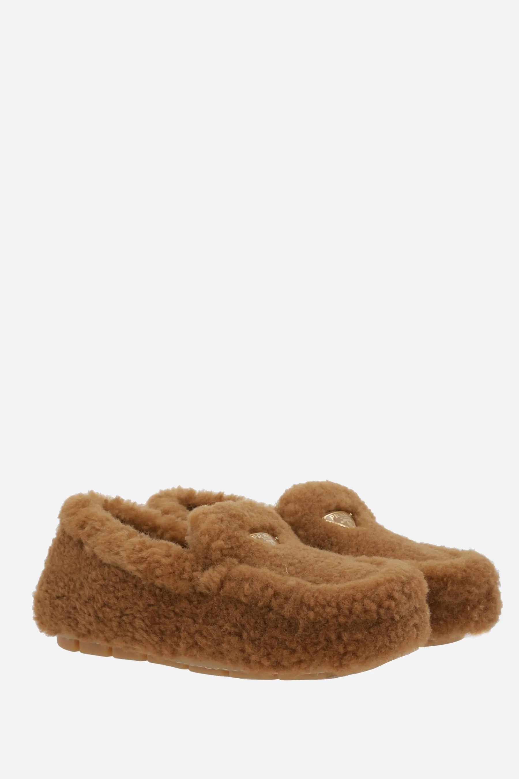 Shearling-Lined Driving Moccasins