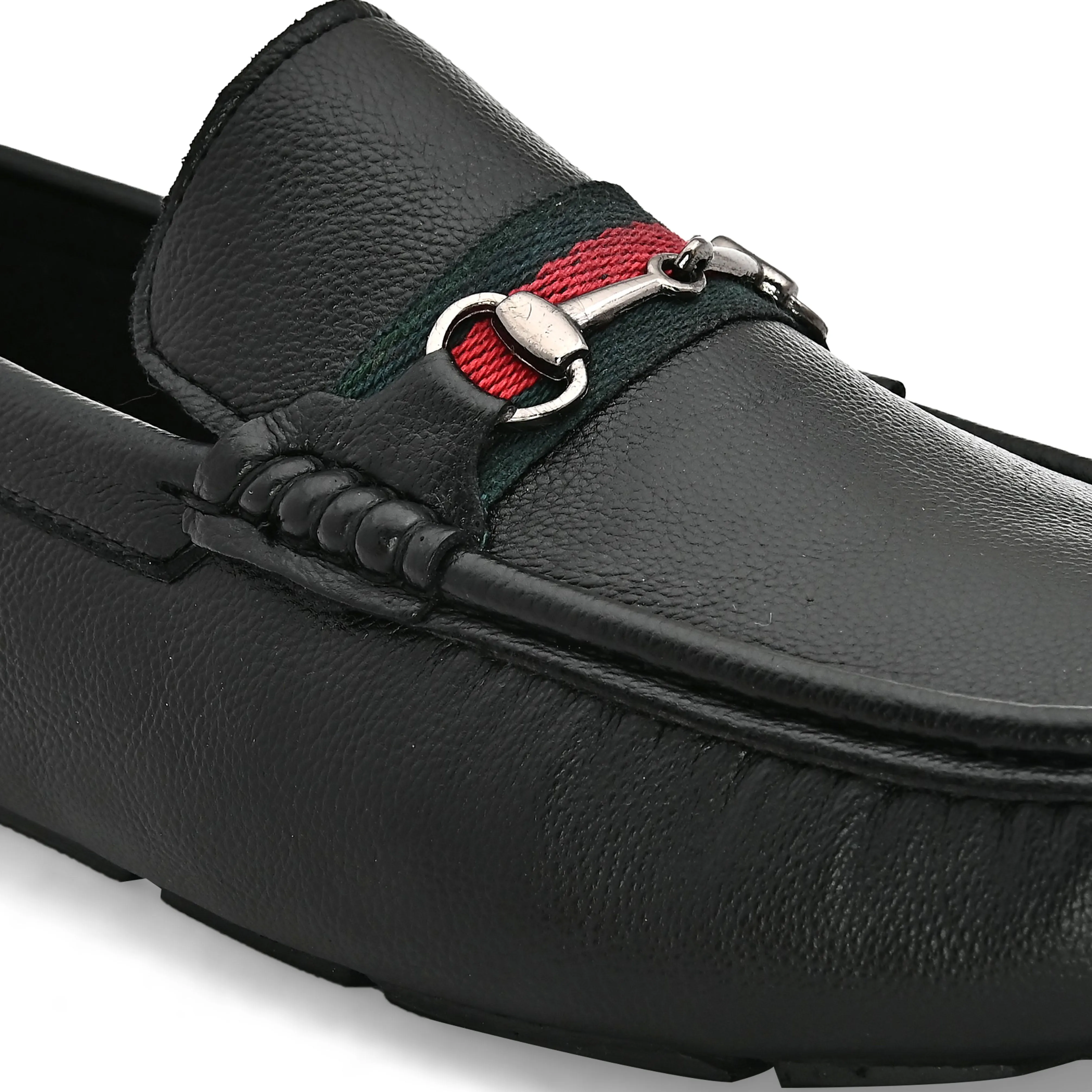 Stallion Black Driving Loafers